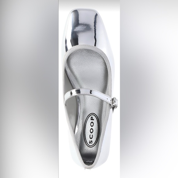 Scoop Shoes - Women's Silver Mary Jane Shoes